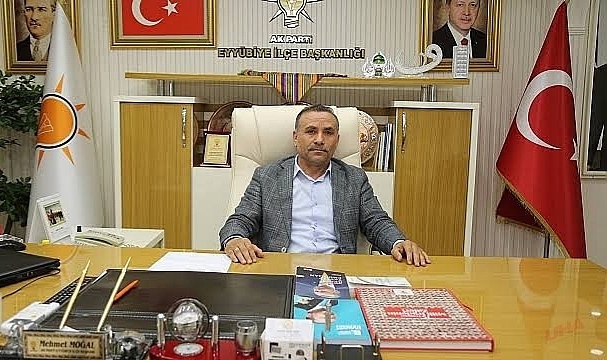 AK Parti Eyyübiye İlçe Başkanı Mehmet Mogal Görevini Tamamladı