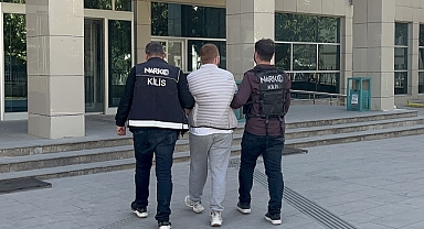 Kilis'te uyuşturucu operasyonunda yakalanan zanlı tutuklandı