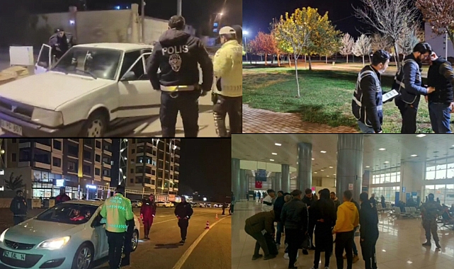 Şanlıurfa'da Asayiş Uygulamaları: Aranan 15 Şahıs Yakalandı, Ruhsatsız Tabanca Ele Geçirildi