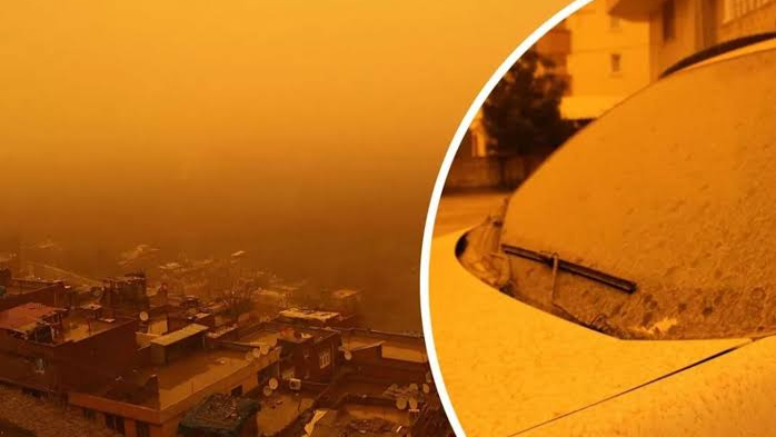 Şanlıurfa’ya Bayramda Toz Bulutu Şoku! Suriye Üzerinden Geliyor