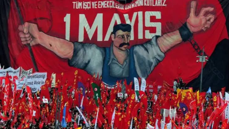Şanlıurfa’da 1 Mayıs Coşkusu: “İş, Ekmek, Özgürlük” Sloganlarıyla Meydana Yürüdül