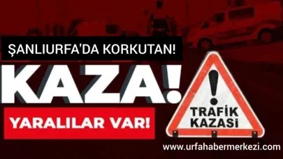 Şanlıurfa'da Kavşakta Feci Kaza: Motosiklet Kamyonetle Çarpıştı, 1 Yaralı