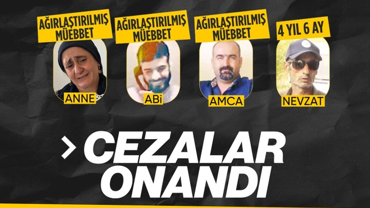 Türkiye’yi Yasa Boğan Narin Güran Cinayetinde Ağırlaştırılmış Müebbet Kararı Onandı