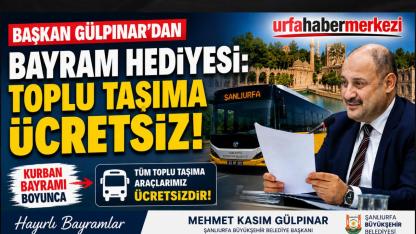 Başkan Gülpınar’dan Bayram Hediyesi: Toplu Taşıma Ücretsiz