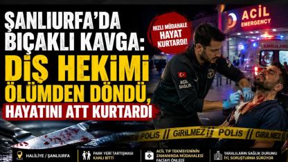Şanlıurfa’da Bıçaklı Kavga: Diş Hekimi Ölümden Döndü, Hayatını ATT Kurtardı
