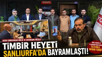 TİMBİR Yönetimi Şanlıurfa’da Bayramlaşma Programında Buluştu